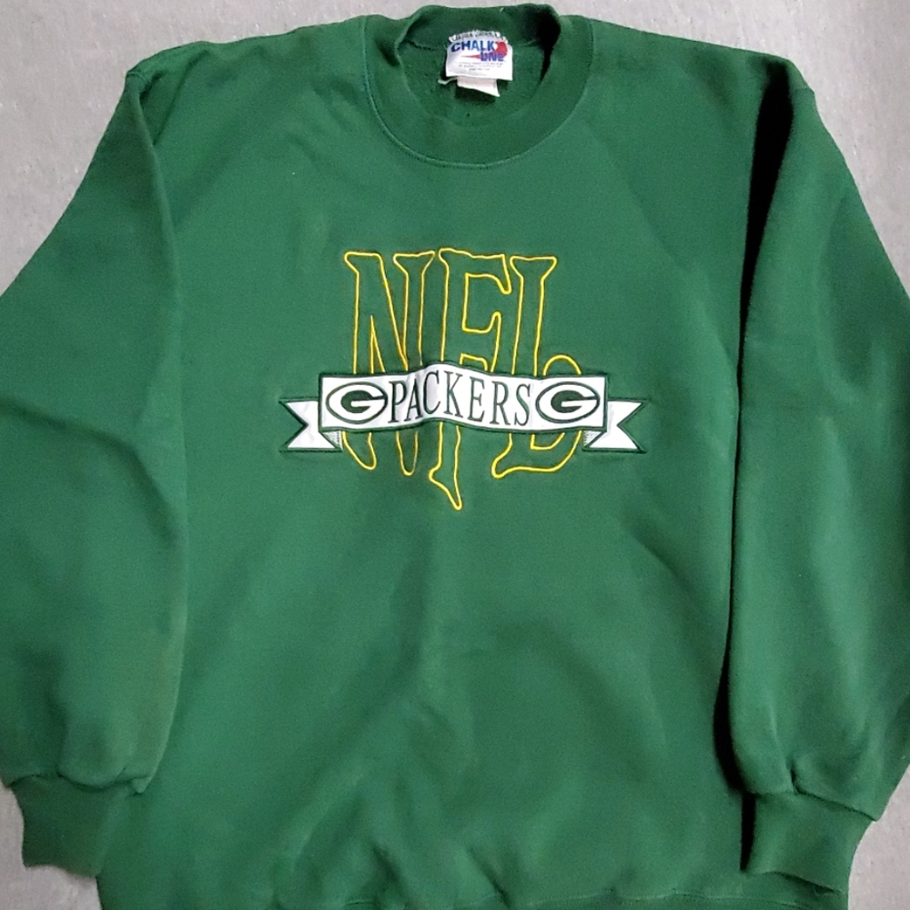 Vintage Greenbay Packer Chalkline sweatshirt